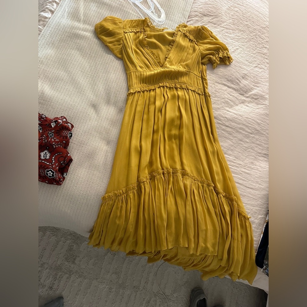 Ulla Johnson yellow dress